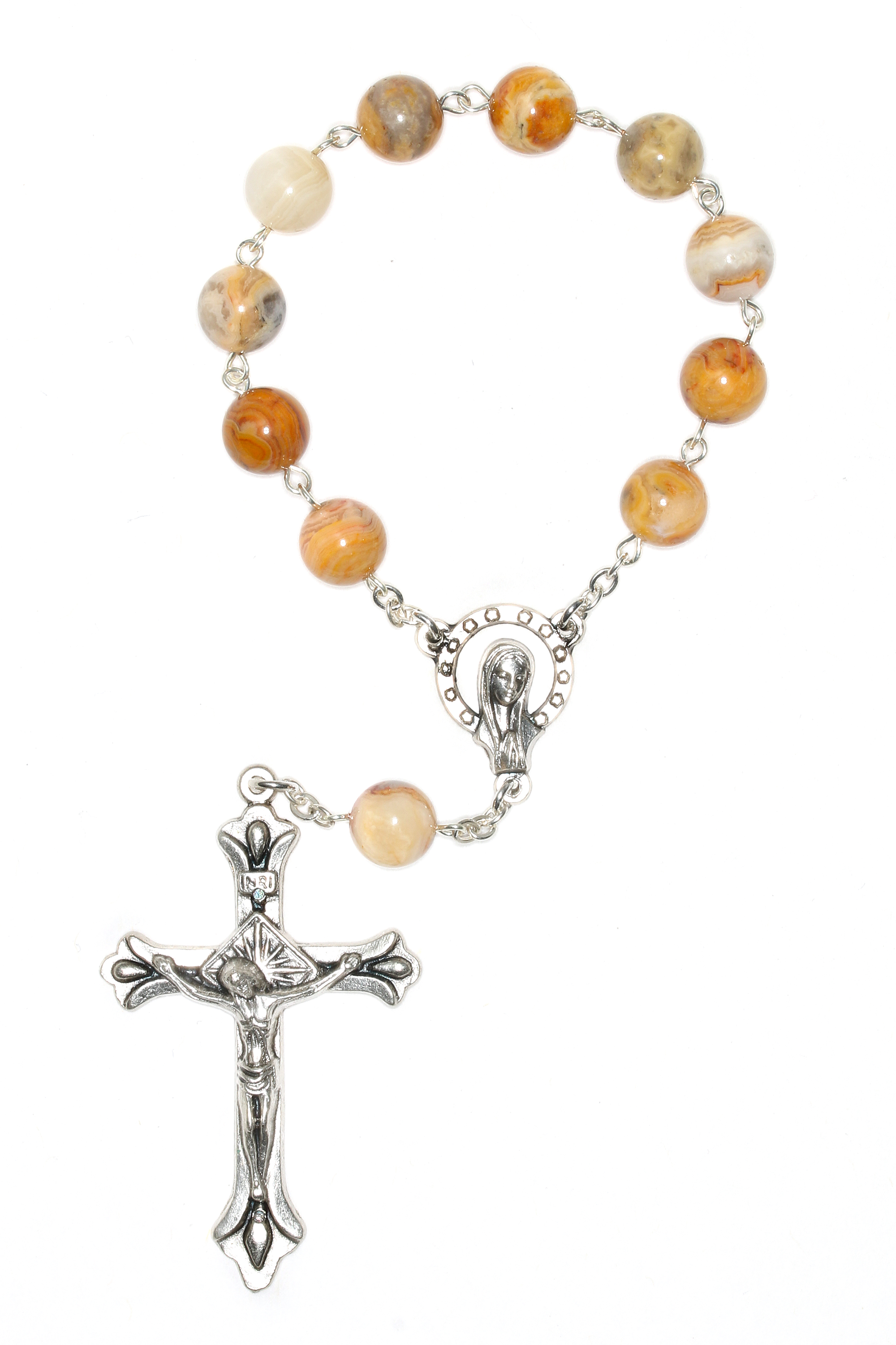 Gemstone Pocket Rosary - Auto Rosaries | St. Peregrines | Shop Rosaries