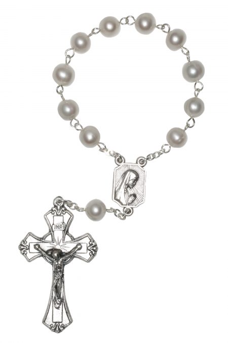 Cultured Freshwater Pearl Pocket or Auto Rosary