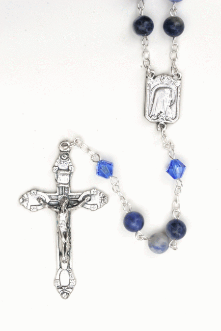 Sodalite Gemstone Rosary