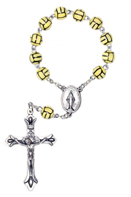 Water Polo Pocket or Auto Rosary